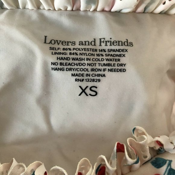 Lovers + Friends White Floral Bikini Bottom - Picture 5 of 8